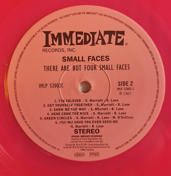 Рок IAO Small Faces - There Are But Four Small Faces (Coloured Vinyl LP) - фото 4