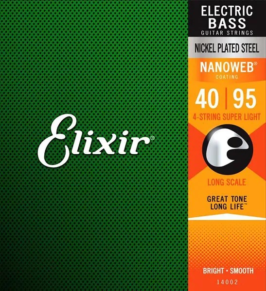 Струны Elixir 14002 NanoWeb Super Light 40-95