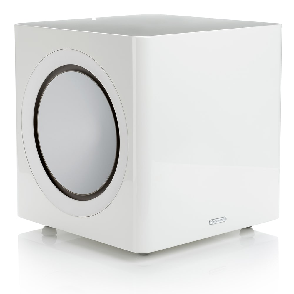Сабвуферы активные Monitor Audio Radius 390 Satin White усилители для сабвуфера monitor audio iwa 250 inwall subwoofer amplifier