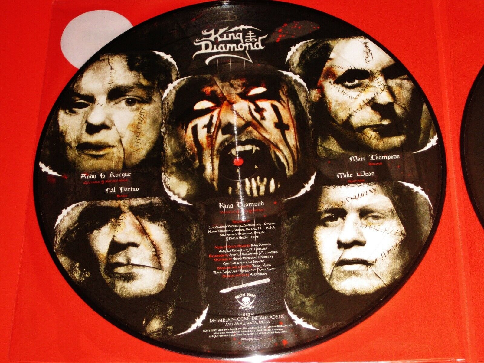 Металл Metal Blade Records King Diamond - The Puppet Master (Limited Edition 180 Gram Picture Vinyl 2LP) - фото 2