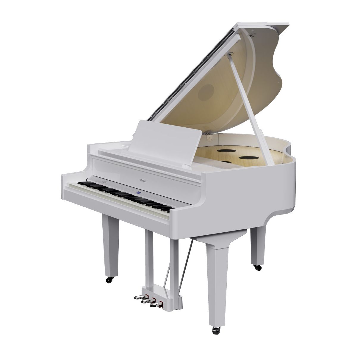 Цифровые пианино Roland GP 9 PW цифровые пианино roland hp702wh ksh704 2wh