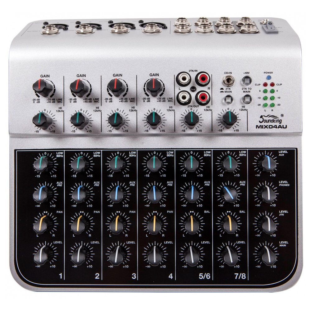 Микшерные пульты аналоговые SOUNDKING MIX04AU микшерные пульты аналоговые soundking mix02au