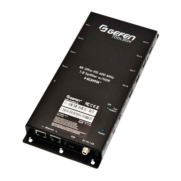 Усилители-распределители Gefen GTB-UHD600-18S-RT hdmi compatible lan extender repeater hd 1080p 3d transmitter receiver over single cat5e 6 rj45 up to 200ft 60m surpport hdcp