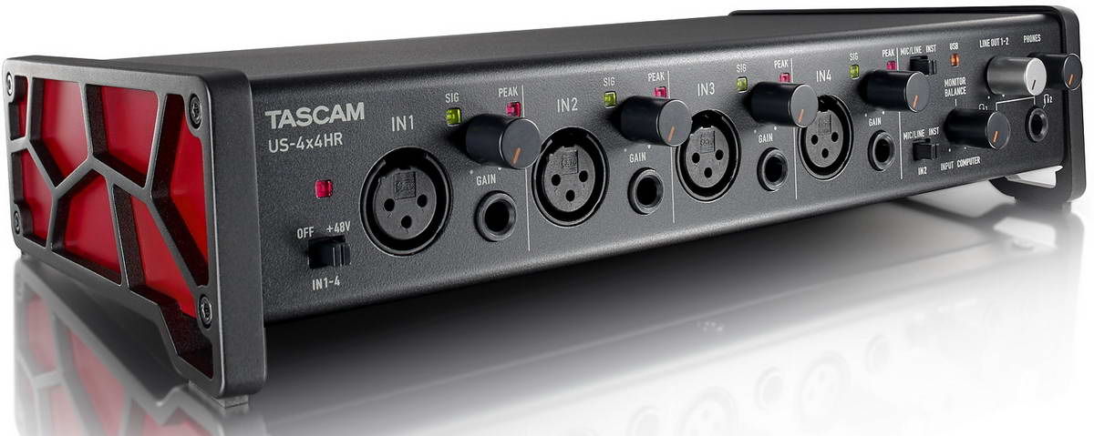 Аудиоинтерфейсы для домашней студии Tascam US-4x4HR аксессуары tascam bp l2