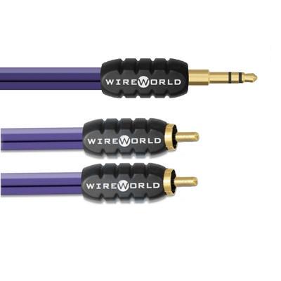 Кабели межблочные аудио Wire World Pulse 3.5mm to 2 RCA 1.5m кабели межблочные аудио wire world pulse 3 5mm to 3 5mm 1 5m