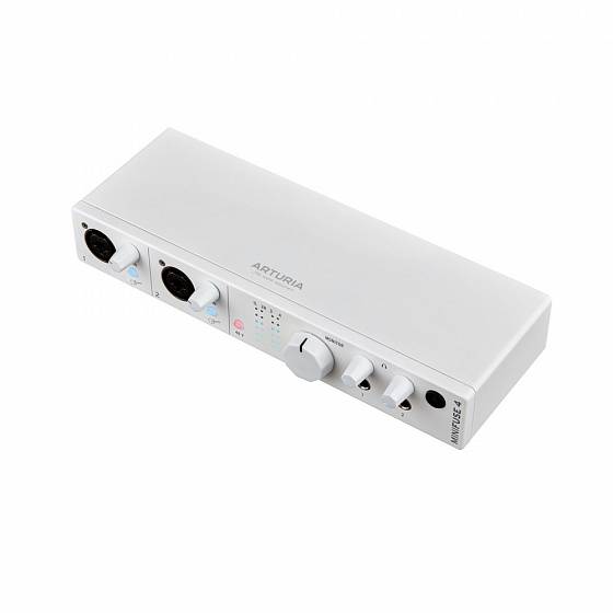 Аудиоинтерфейсы для домашней студии Arturia MiniFuse 4 White, цвет белый - фото 4