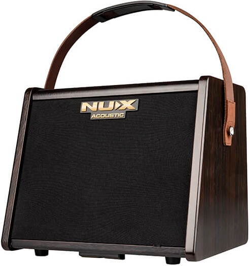 Гитарные комбо Nux AC-25 звукосниматель ggp 01 для акустической гитары двойной звукосниматель пьезо микрофон 4 батарейки cr2032