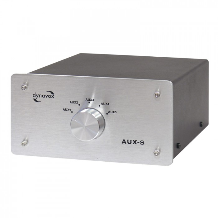 Коммутаторы Dynavox AUX-S SL (206411) коммутатор акустического сигнала 5 канальный dynavox aux s bl 206410