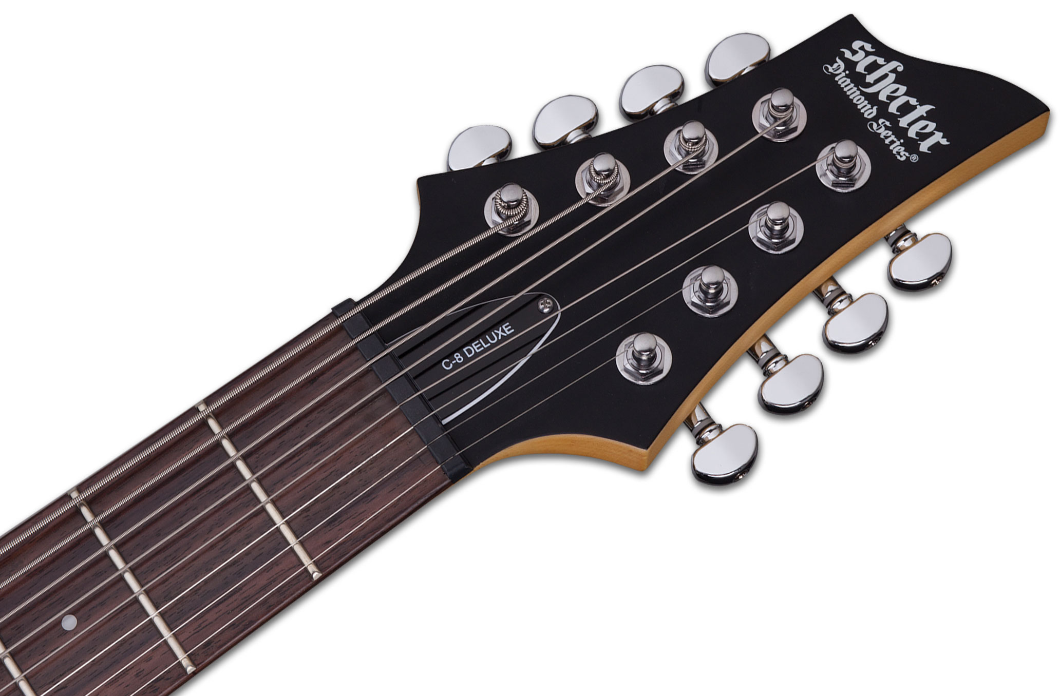 Электрогитары Schecter C-8 Deluxe SBK, цвет черный, размер Jumbo - фото 5