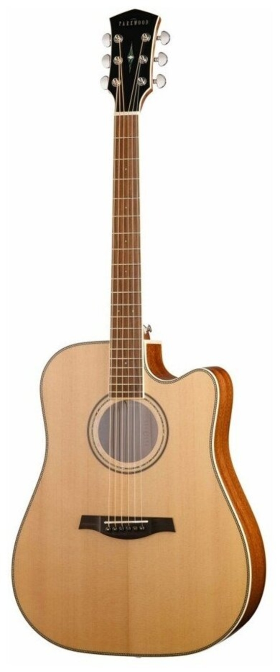 Электроакустические гитары Parkwood P660-WCASE-NAT (кейс в комплекте) электроакустические гитары parkwood ga980adk nat