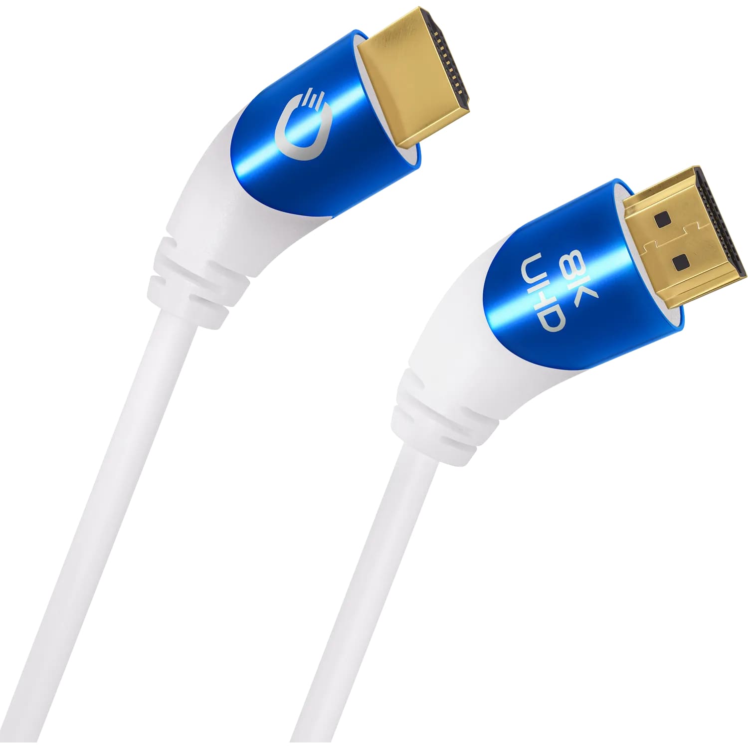 HDMI кабели Oehlbach PERFORMANCE Shape Magic 40 UHD White 2,0 m