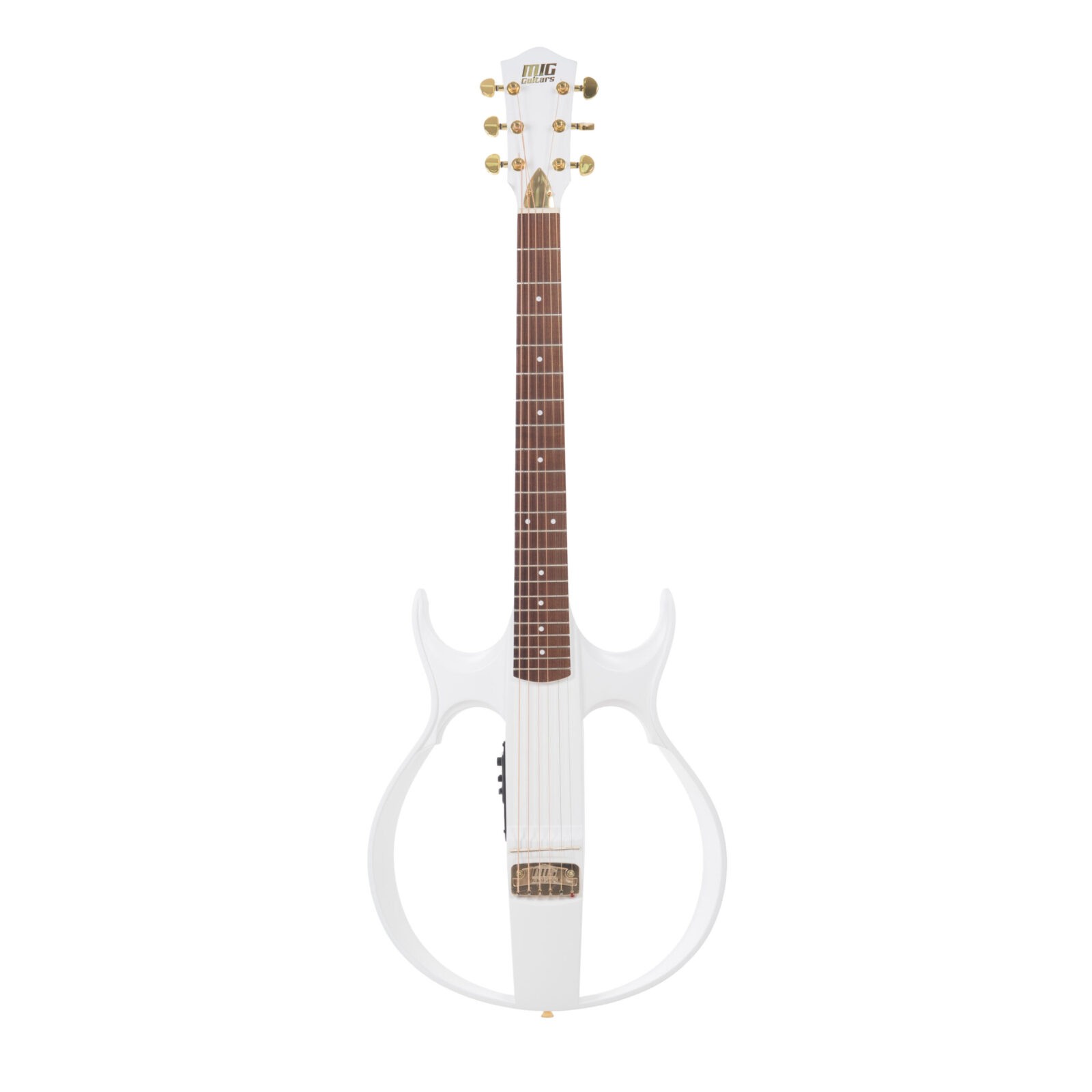 Электроакустические гитары MIG Guitars SG1WH23 гантельный гриф barbell