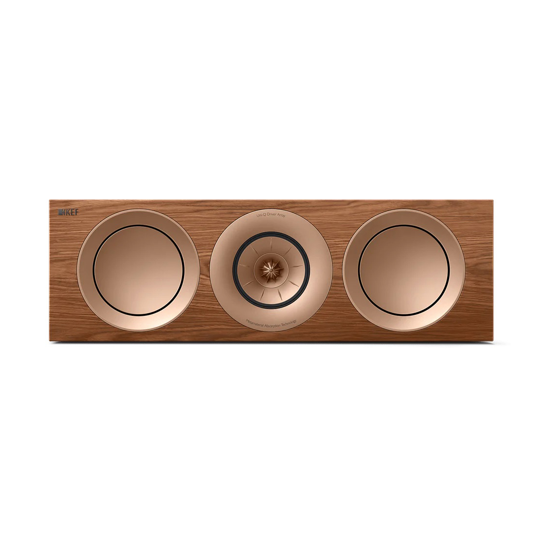 Центральные каналы KEF R6c Meta Walnut, цвет черный - фото 3