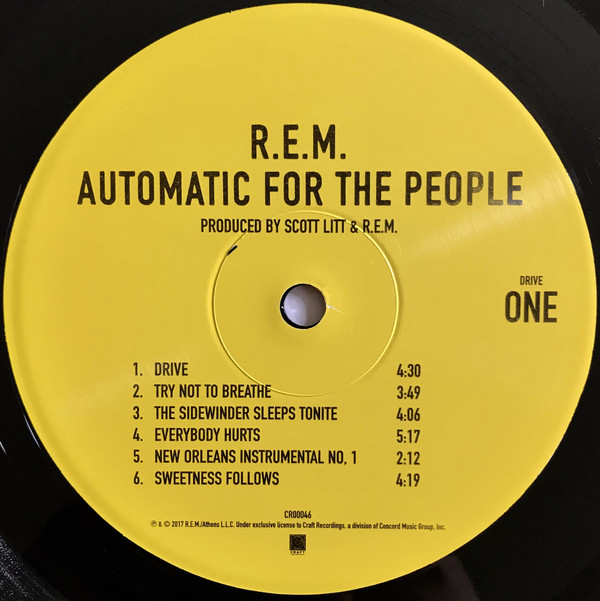 Рок Concord R.E.M., Automatic For the People (25th Anniversary Edition) - фото 5