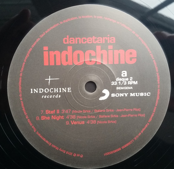 Рок Sony Indochine, Dancetaria (180 Gram/Remastered) - фото 7