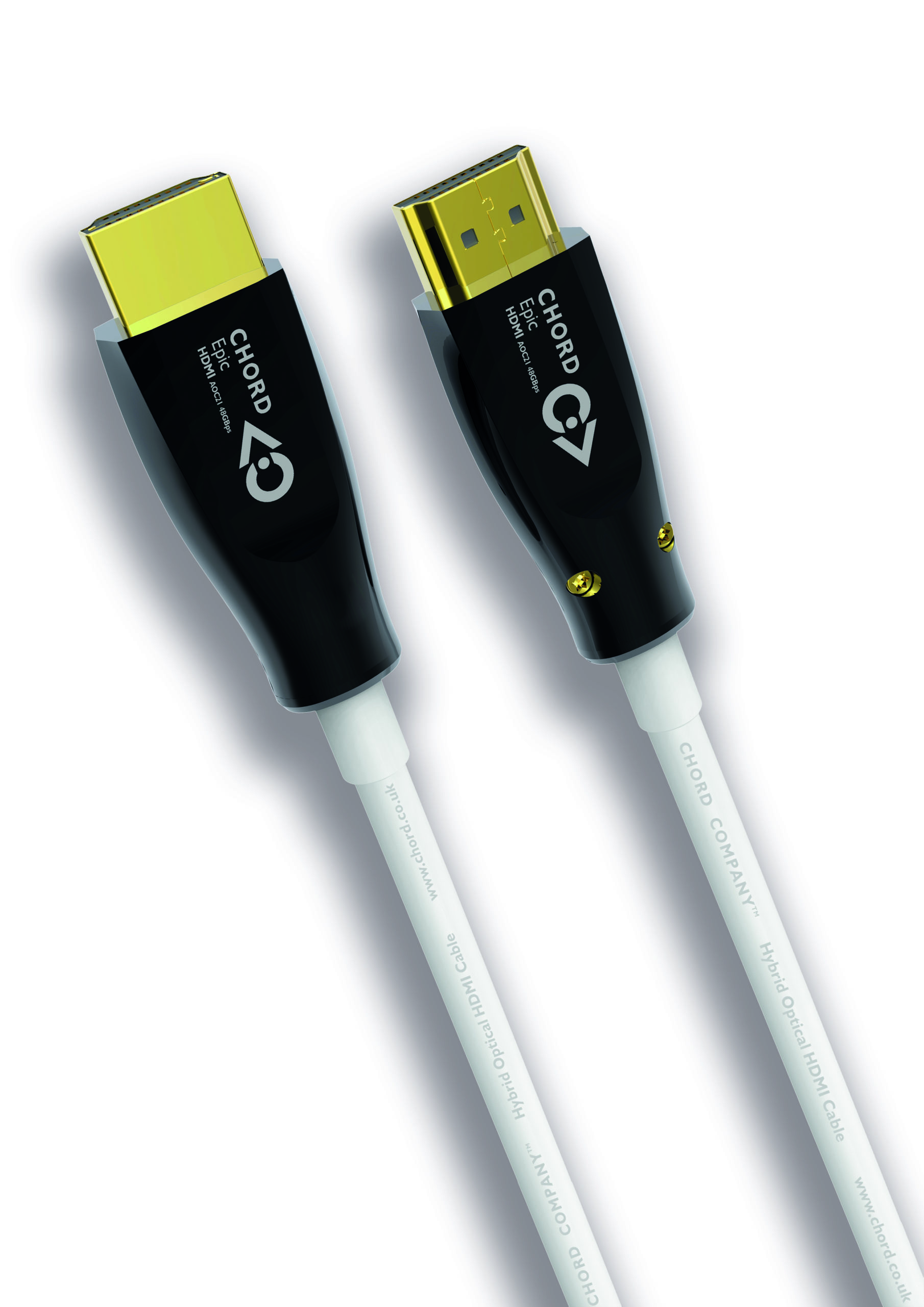 HDMI кабели Chord Company Epic HDMI AOC 2.1 8k (48Gbps) 20m, цвет белый - фото 5