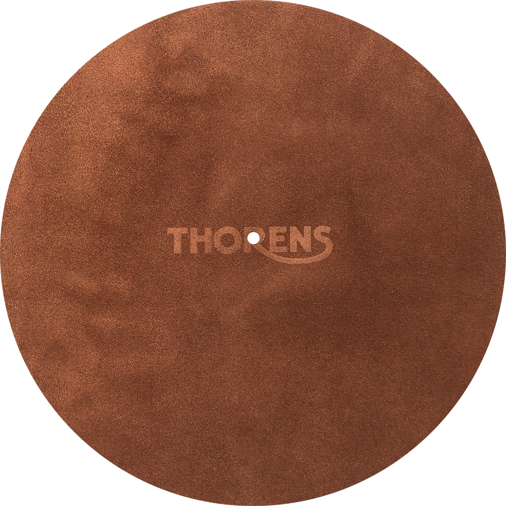 Слипматы Thorens Leather turntable mat brown пассики для виниловых проигрывателей vpi belt set for square rim drive turntables hr x