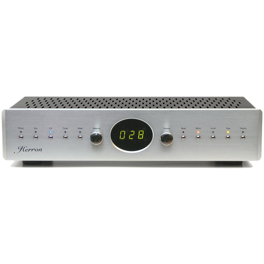 Предусилители Herron Audio HL-1 with PH-1 phono section Silver ultra compact pp500 phono preamplifier preamp with bass treble balance volume adjustment pre amp turntable preamplificador
