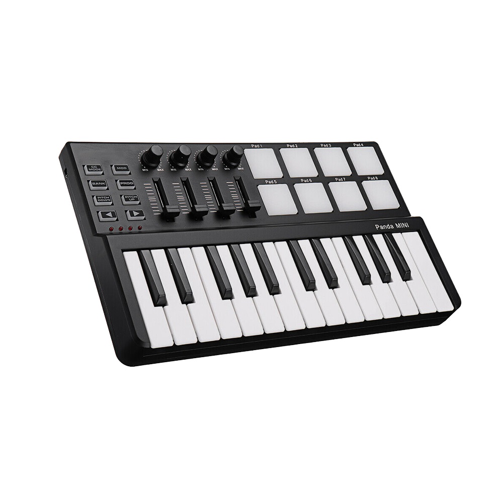 MIDI клавиатуры L Audio PandaminiC worlde ультра портативный мини профессиональные 25 ключ usb midi барабан колодки и контроллер клавиатуры