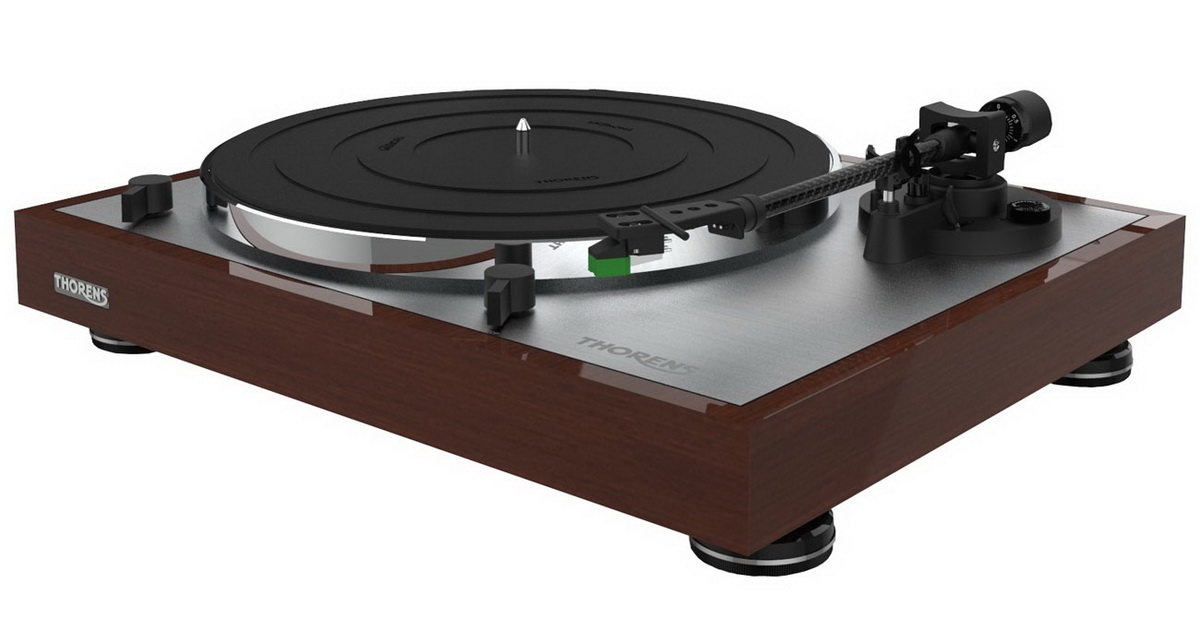 Проигрыватели винила Thorens TD 402 DD (TP72, AT VM95E) highgloss walnut, цвет темно - коричневое дерево - фото 5