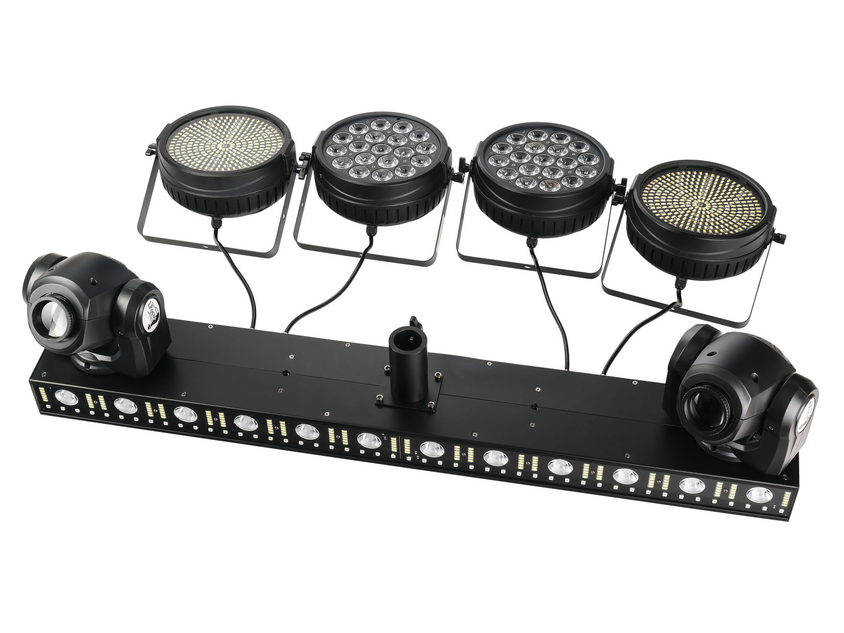 Прожекторы и светильники LFocus FO-1205Z-A 18 leds par light stage lamp lighting supported dmx512 sound activated master slave strobe mode