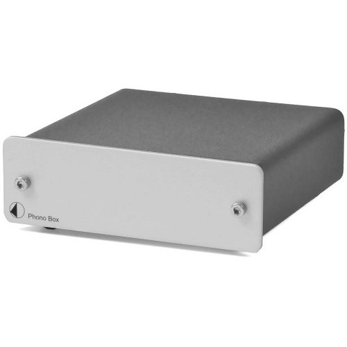 Фонокорректоры Pro-Ject PHONO BOX (DC) silver фонокорректоры pro ject optical box e phono white