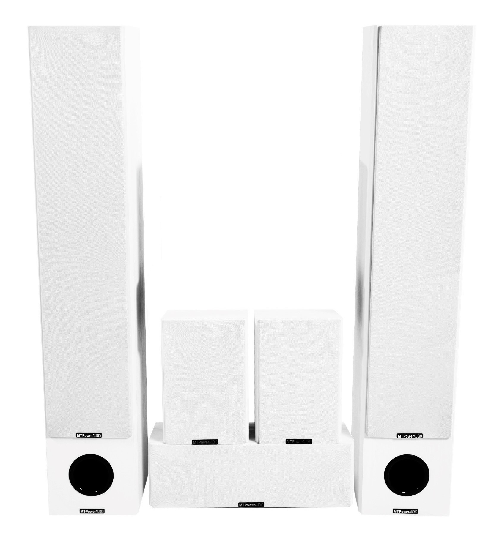 Комплекты акустики 5.0 MT-Power Performance XL white set 5.0 (white grills) сетевой фильтр perfeo power stream 3 sockets 3xusb 2m white pf c3906