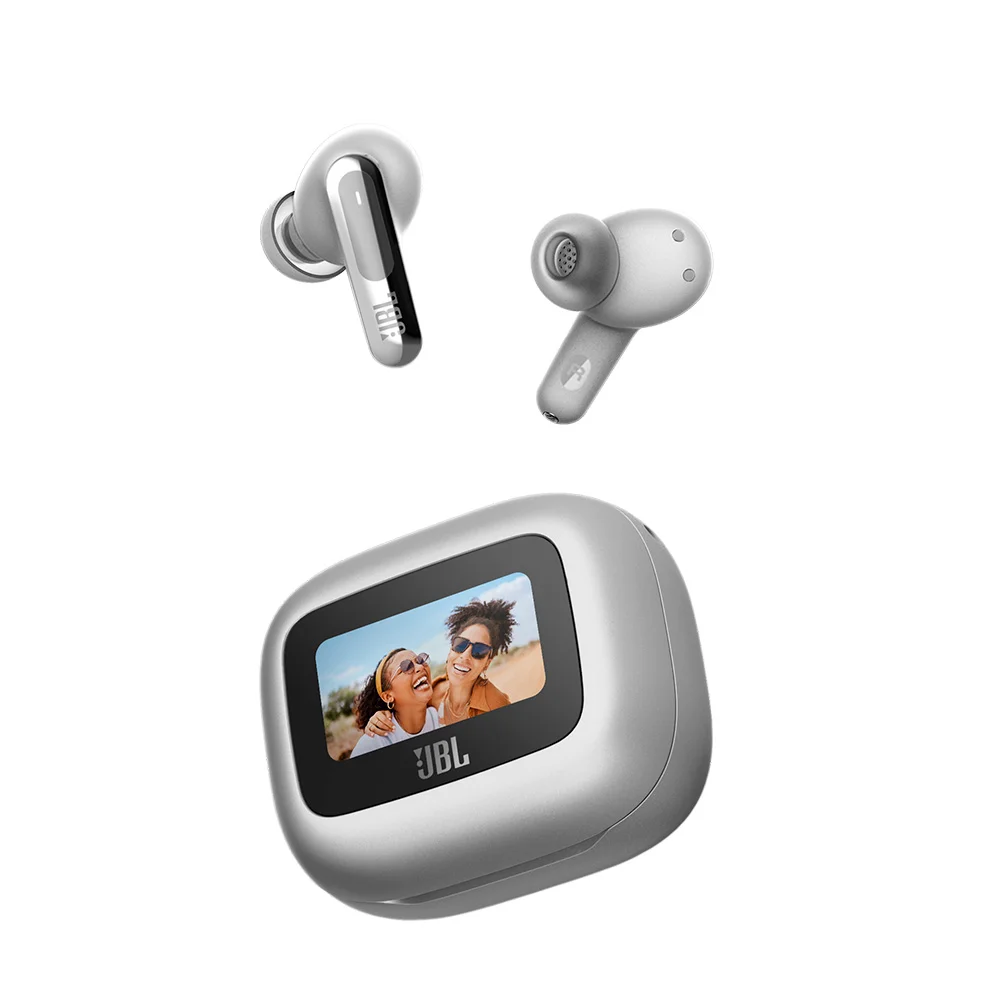 TWS наушники JBL Live Beam 3 Silver наушники с шумоподавлением jbl live free nc tws rose