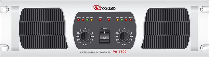 Усилители двухканальные Volta PA-1700 усилители двухканальные volta live 2 1200