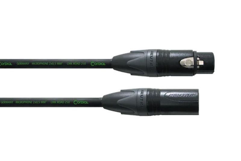 Кабели с разъемами Cordial CRM 7,5 FM-BLACK кабель микрофонный behringer gmc 150 xlr f xlr m 1 5m black 378204