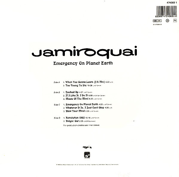 Рок Sony Music Jamiroquai - Emergency On Planet Earth (Clear Vinyl 2LP) - фото 3