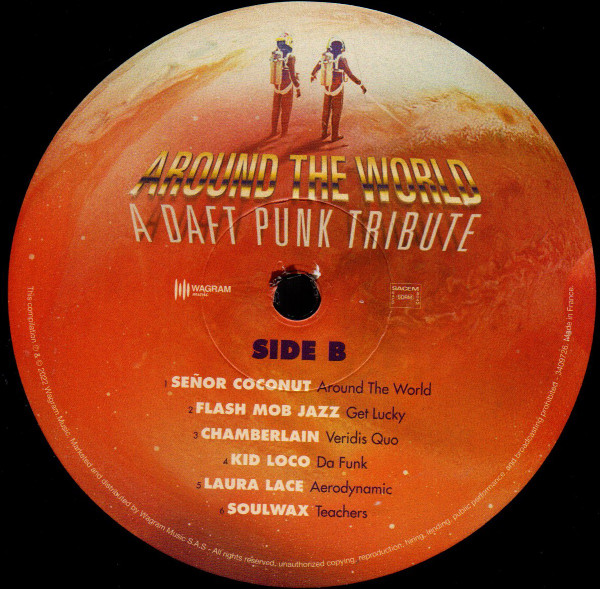 Сборники Wargam Records Various – Around The World - A Daft Punk Tribute (Black Vinyl LP) - фото 2