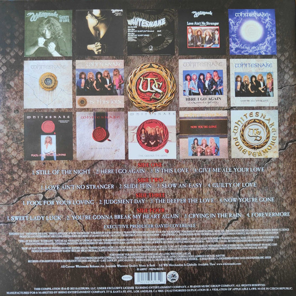 Рок Warner Music Whitesnake - Greatest Hits: Revisited - Remixed - Remastered - MMXXII (Limited Edition 180 Gram Black Vinyl 2LP) - фото 3