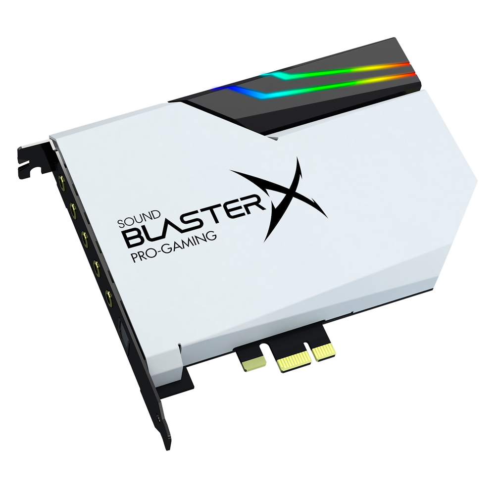 Аудиоинтерфейсы для домашней студии Creative Sound BlasterX AE-5 Plus Pure Edition White внешние звуковые карты creative sound blasterx g3