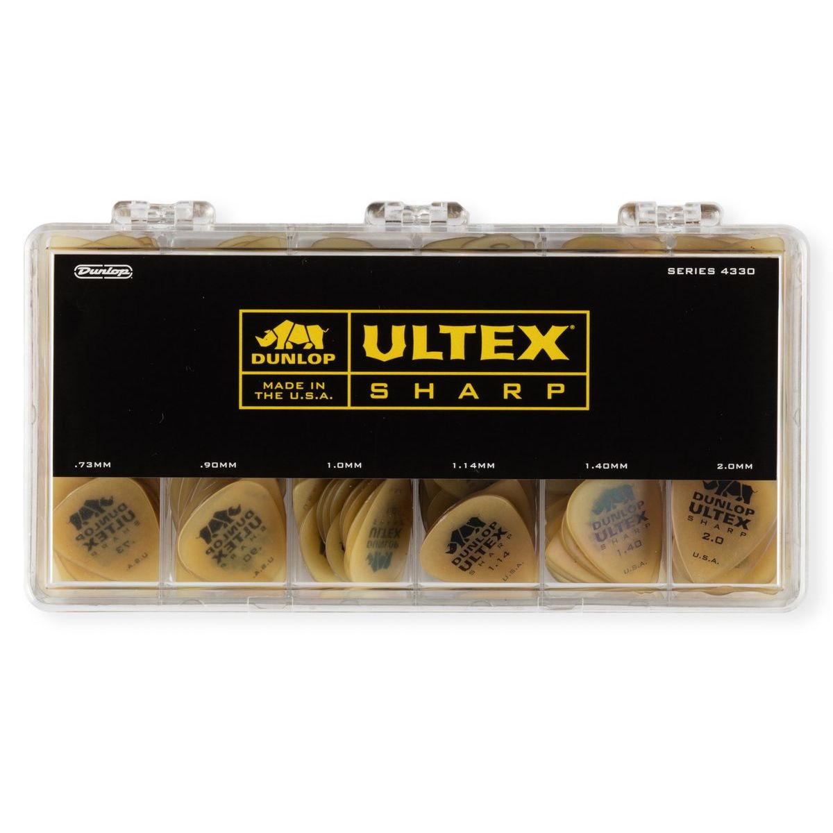 Медиаторы Dunlop 4330 Ultex Sharp Display (216 шт) медиаторы dunlop 421r114 ultex standard 72 шт