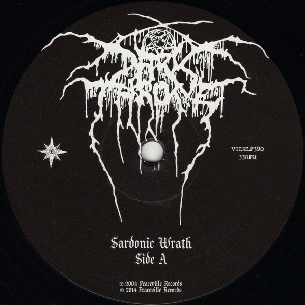 Металл Peaceville Darkthrone - Sardonic Wrath (Black Vinyl LP) - фото 2