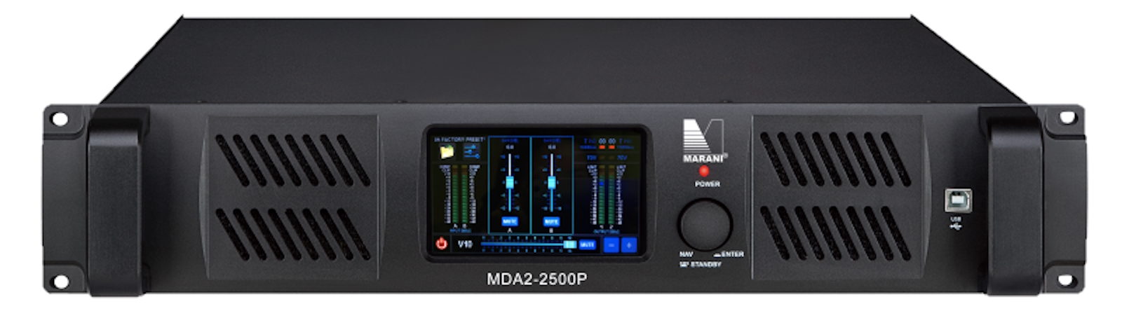 Усилители двухканальные Marani MDA2-2500P DANTE усилители двухканальные masters mda2 9000dp