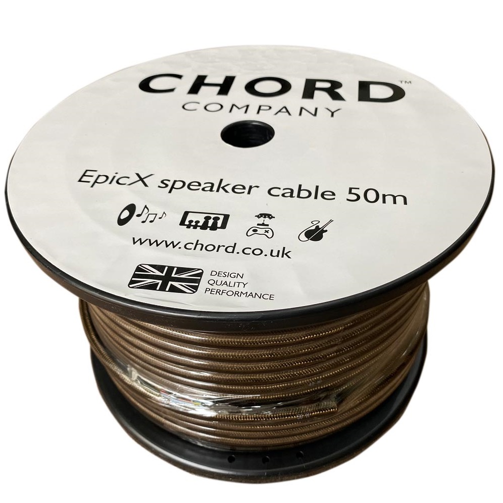 Кабели акустические в нарезку Chord Company EpicX Speaker Cable, в нарезку кабели межблочные аудио chord company epic digital rca 1 0m