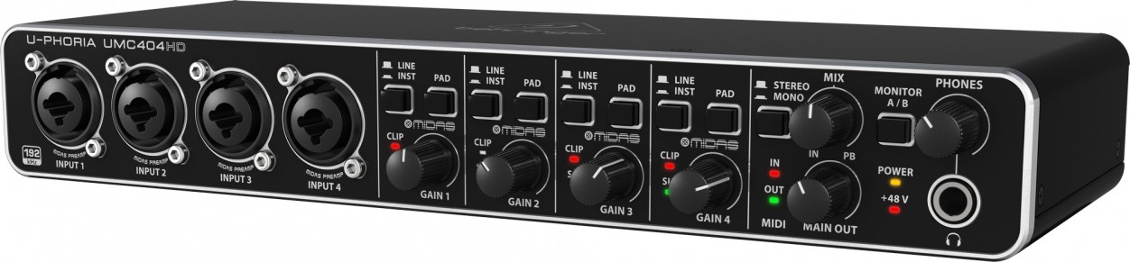 Внешние звуковые карты Behringer UMC404HD dj станции комплекты контроллеры behringer x touch