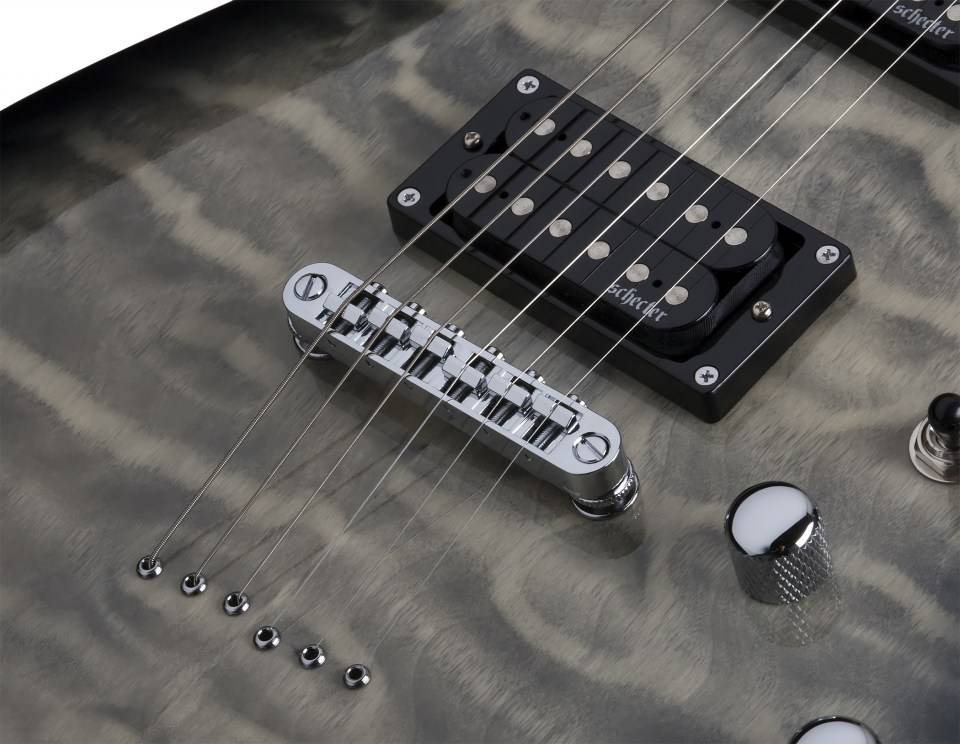 Электрогитары Schecter C-6 PLUS CB, цвет серый, размер Jumbo - фото 6