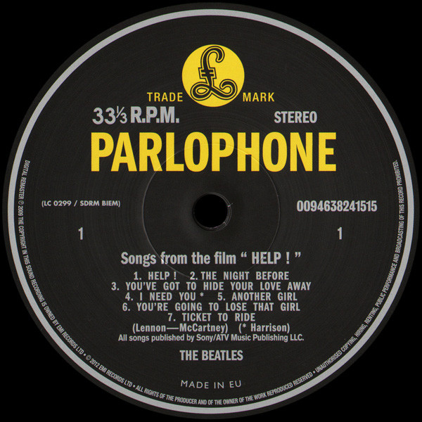 Рок EMI (UK) The Beatles, Help! (2009 - Remaster) - фото 2