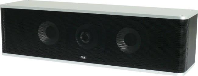 Центральные каналы T+A KC 550 black cabinet with silver aluminium covers