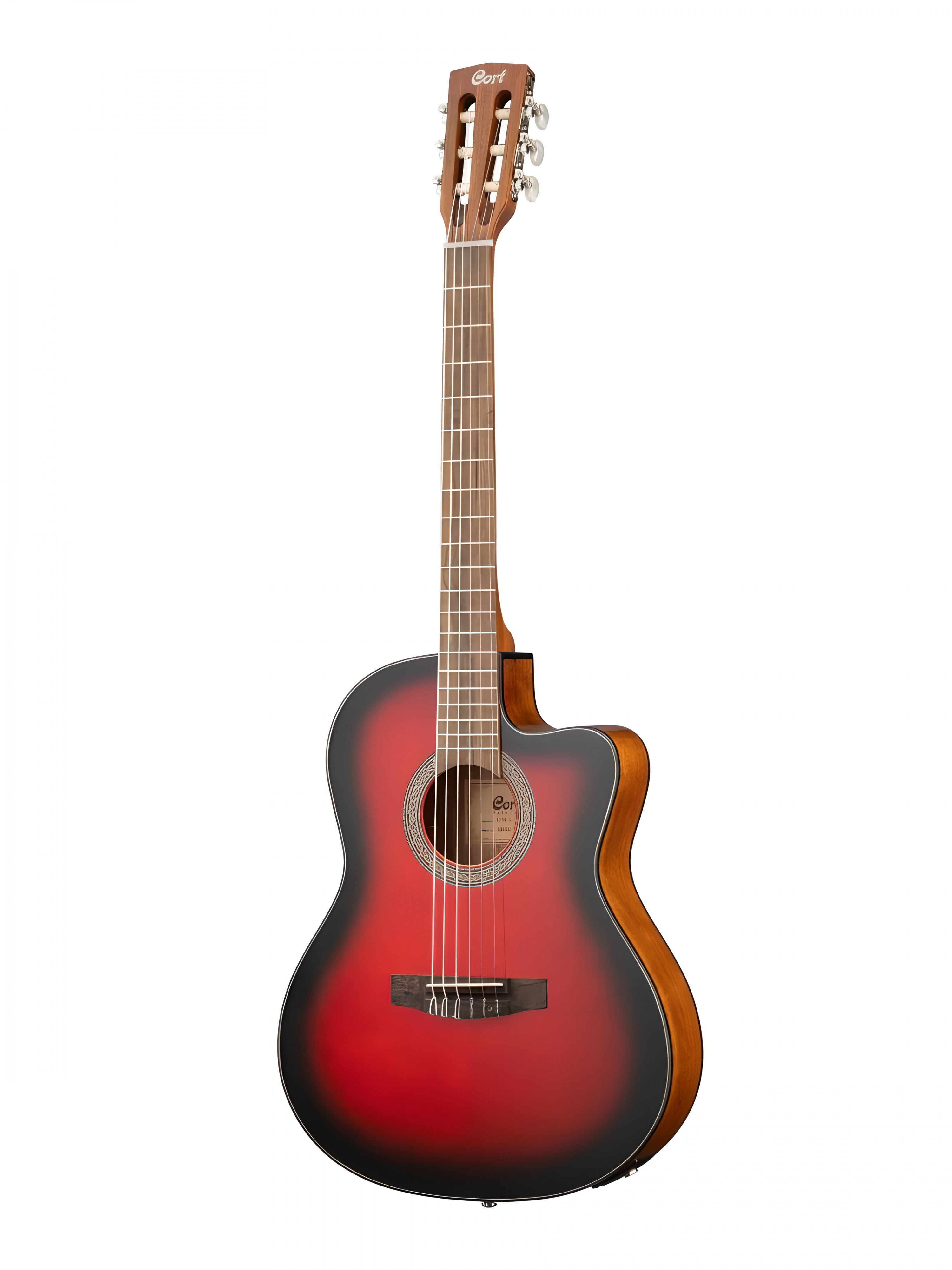 Классические гитары Cort JADE-E-Nylon-BRB 6 шт комплект 0 028 0 043 классическая гитара струны nylon два а нормальный напряжение