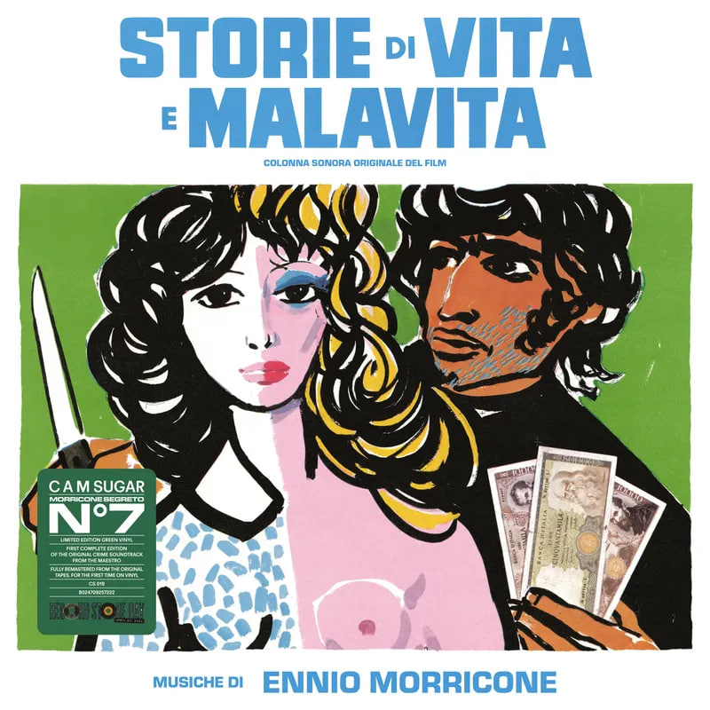 Саундтрек Universal (Aus) OST - Storie Di Vita E Malavita (Ennio Morricone) (RSD2024, Coloured Vinyl LP) tony de vita softly as i leave you 1 cd