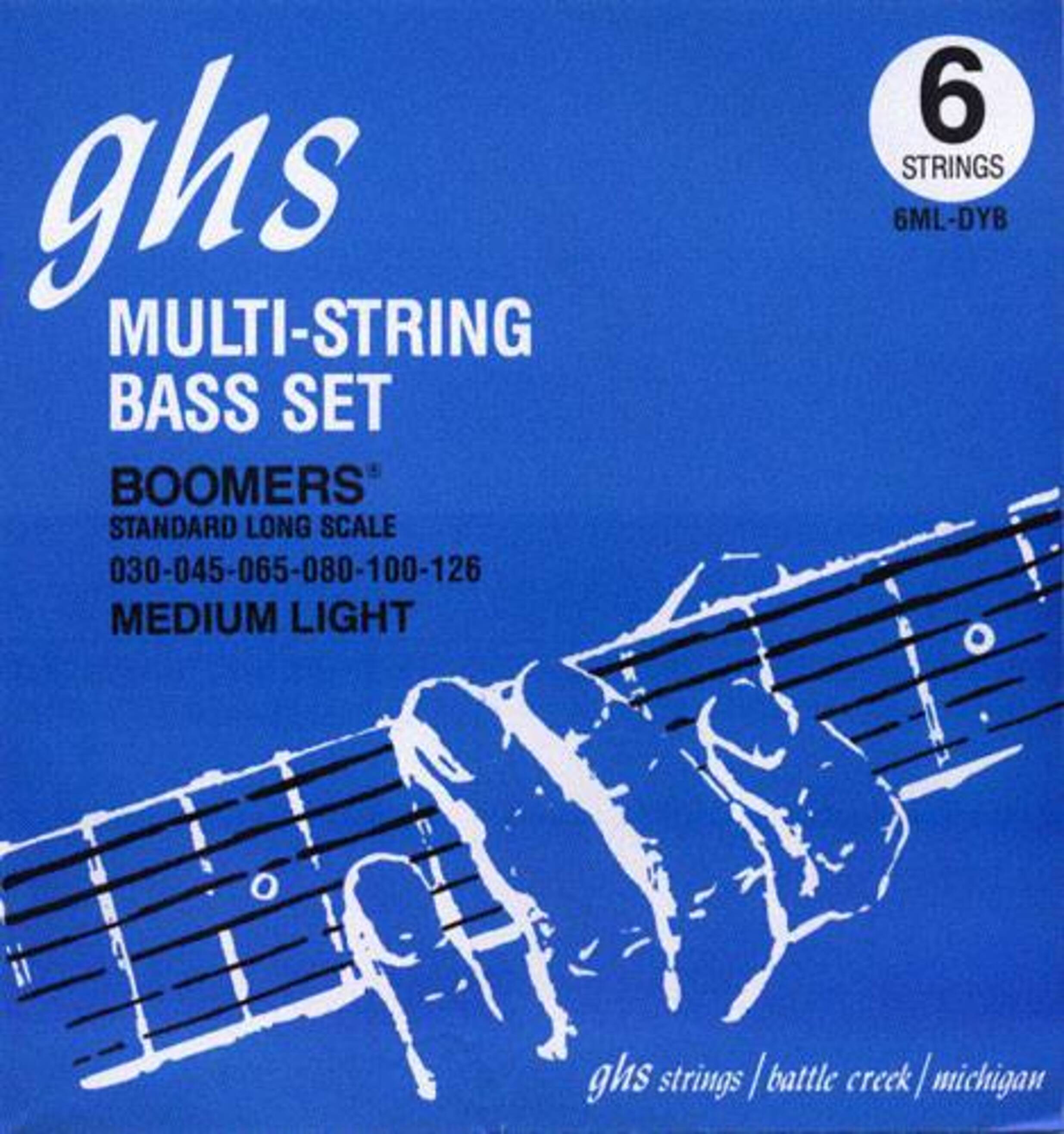 Струны GHS Strings 6ML-DYB струны ghs strings 3060 5
