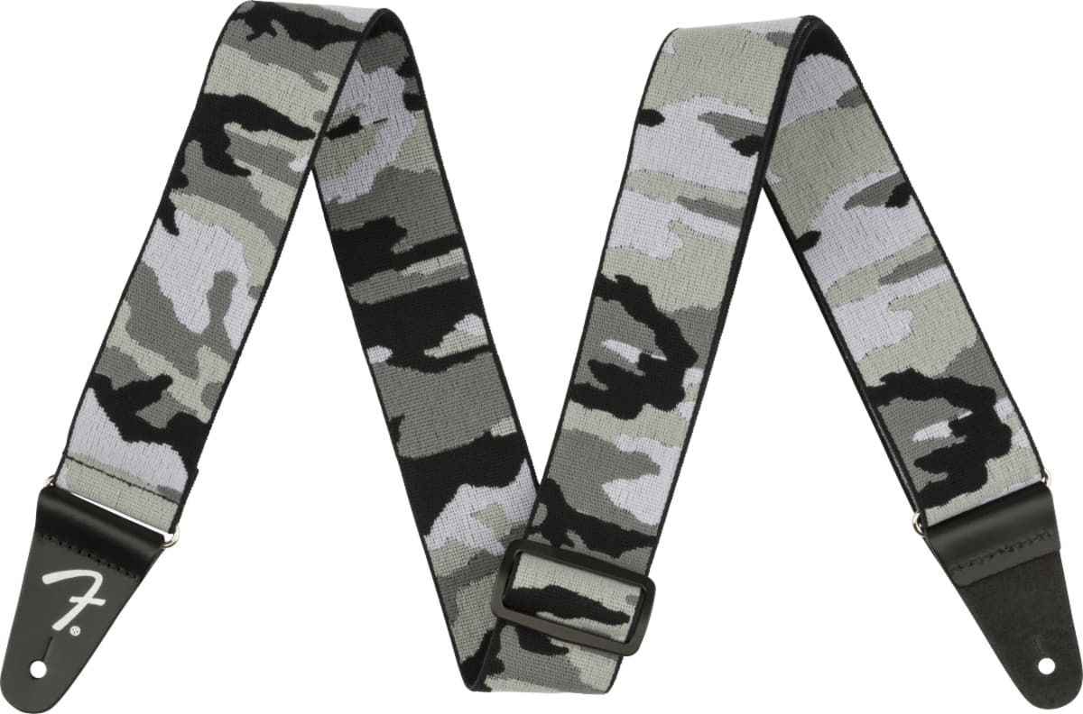 Гитарные ремни FENDER WeighLess 2' Gray Camo Strap