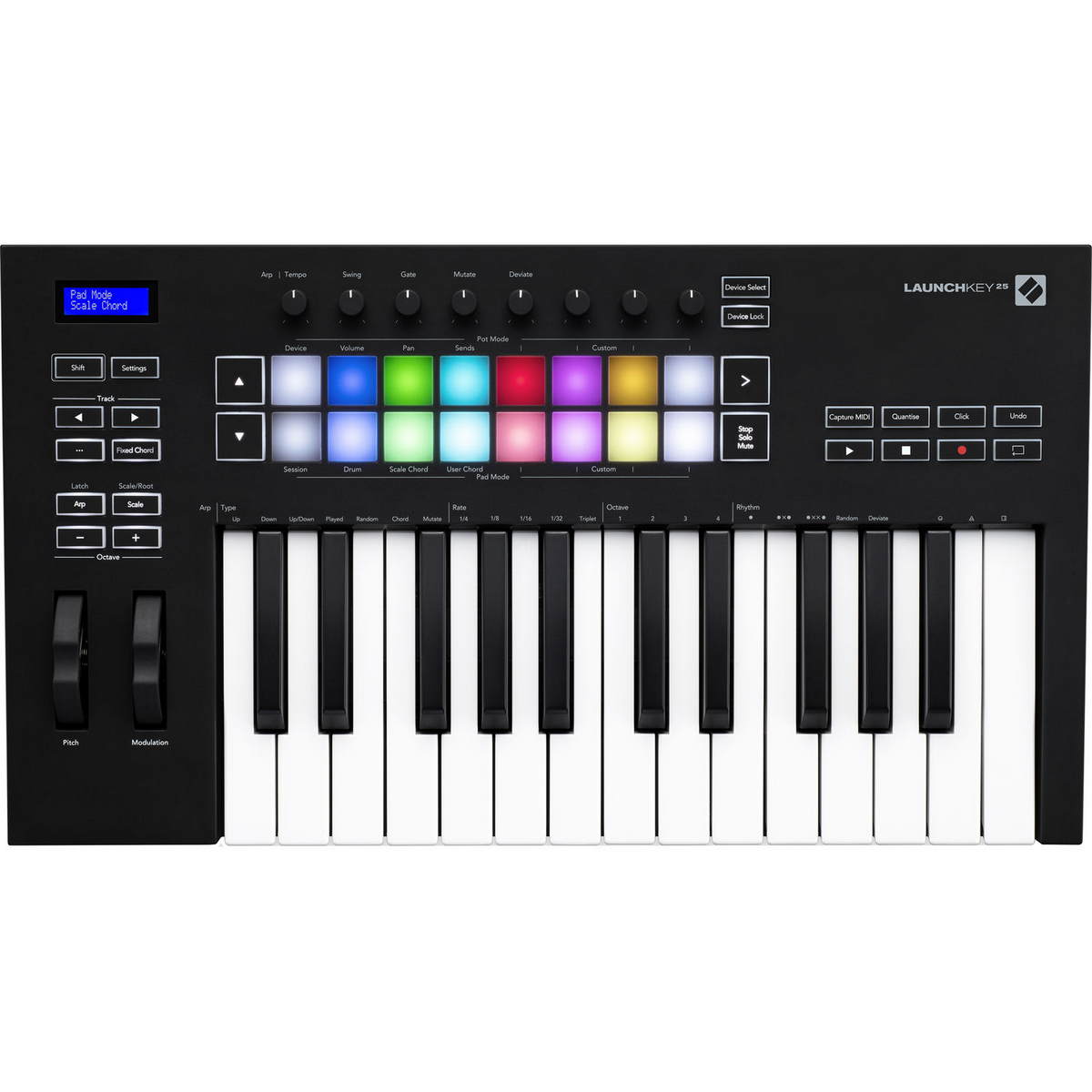 MIDI клавиатуры / MIDI контроллеры Novation Launchkey 25 MK3