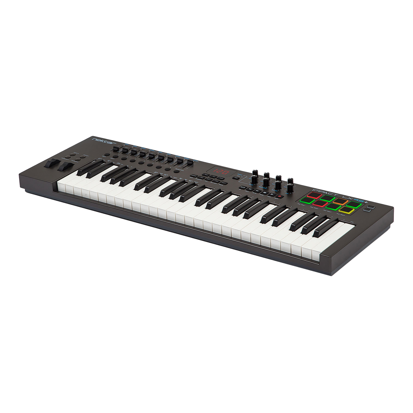 MIDI клавиатуры Nektar Impact LX 49+ midi клавиатуры midi контроллеры korg microkey2 25