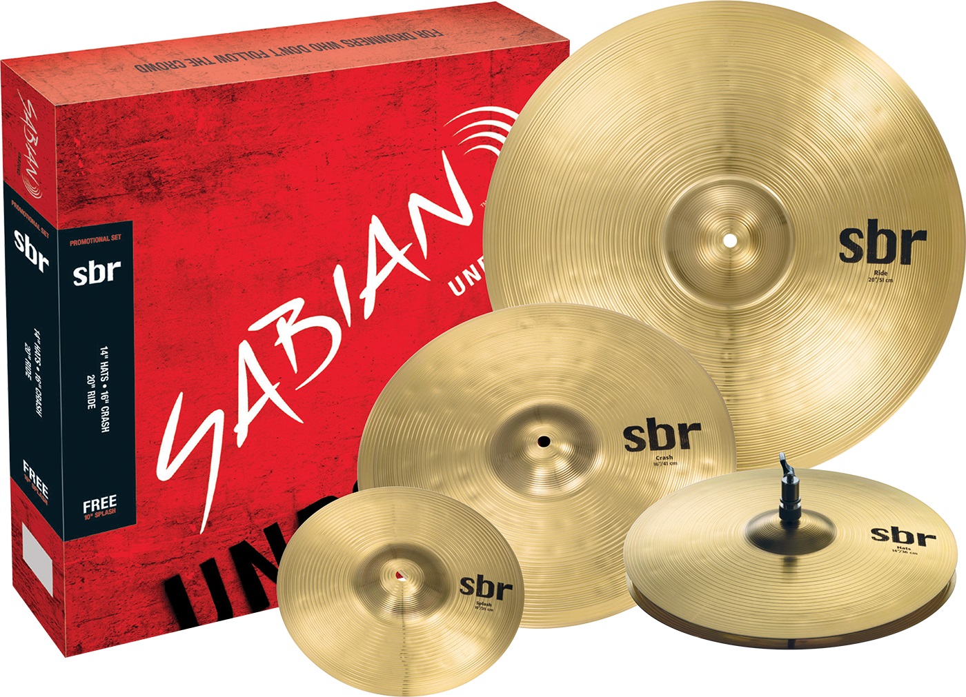 Тарелки, барабаны для ударных установок Sabian SBr Promotional Pack тарелки барабаны для ударных установок paiste 18 101 brass crash ride