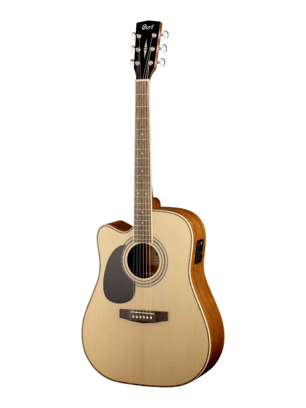 Электроакустические гитары Cort AD880CE-LH-WBAG-NS (чехол в комплекте) бас гитары cort njs5 bk чехол в комплекте